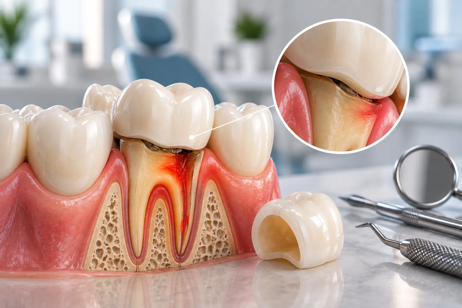 Why Does My Tooth Hurt Under a Dental Crown?