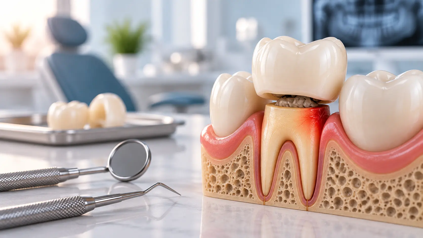  Tooth Pain Under a Crown