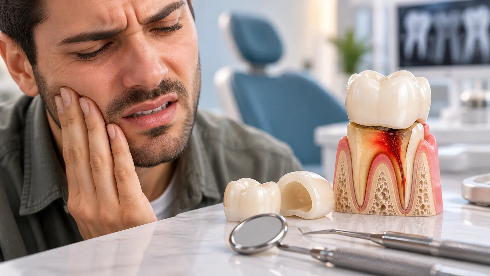 Why Does My Tooth Hurt Under a Dental Crown?
